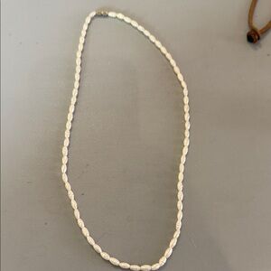 Vintage Rice Pearl Necklace